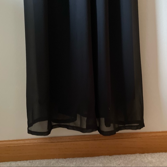 Black Lace Maxi Dress - Picture 3 of 10